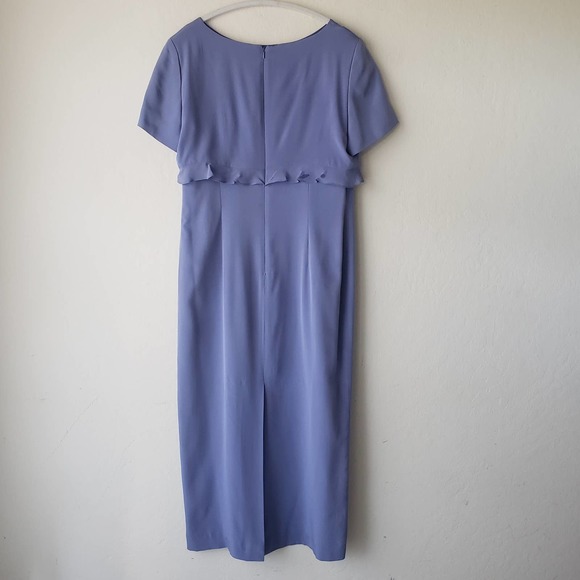 Vintage Talbots Silk Sheath Dress Lavender Size 10 - Picture 2 of 8